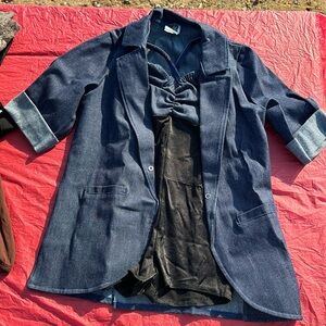 Kelle Dance Costume Denim and Black